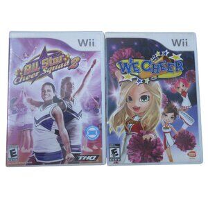 Wii Bundle of 2 Cheerleader Games - All Star Cheer Squad 2 & We Cheer